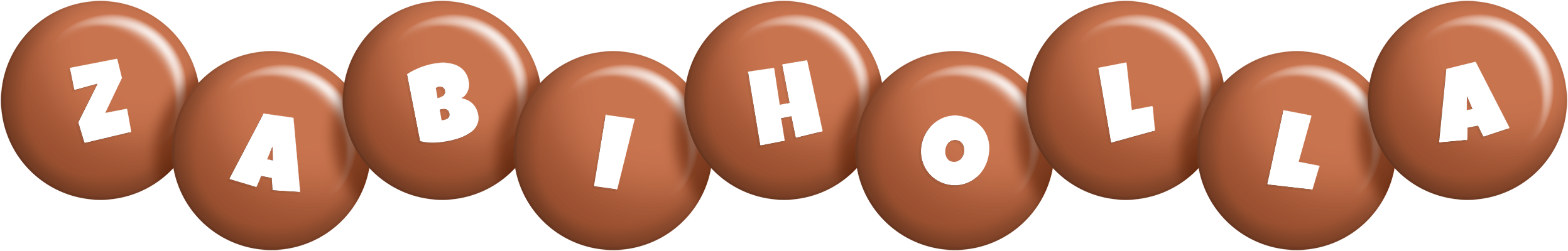 Zabiholla candy-brown logo