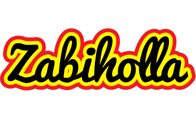 Zabiholla flaming logo