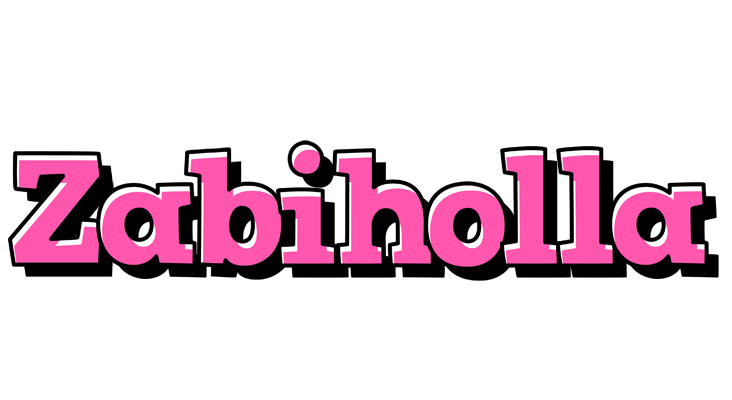 Zabiholla girlish logo