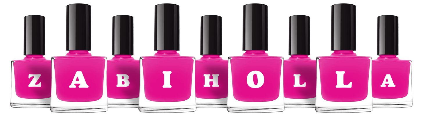 Zabiholla nails logo