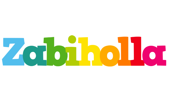 Zabiholla rainbows logo
