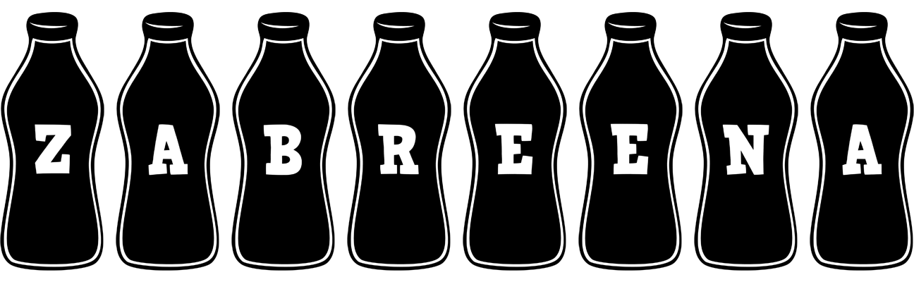 Zabreena bottle logo