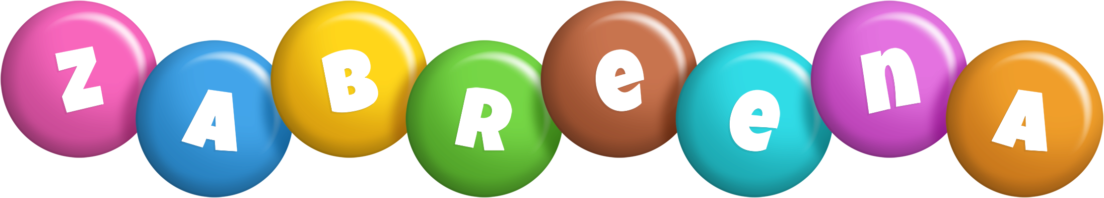 Zabreena candy logo