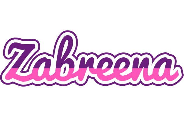 Zabreena cheerful logo