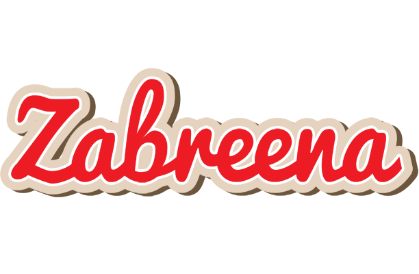 Zabreena chocolate logo