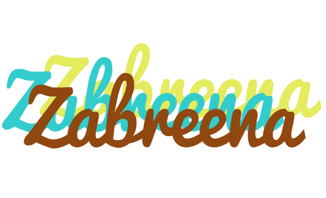Zabreena cupcake logo