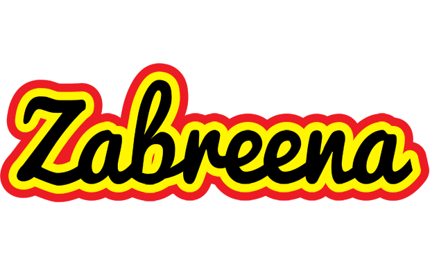 Zabreena flaming logo