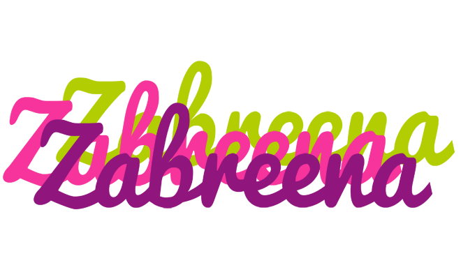 Zabreena flowers logo