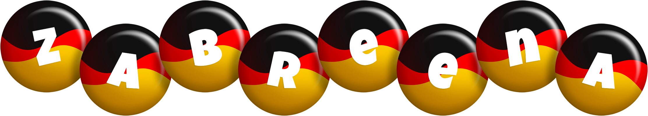 Zabreena german logo