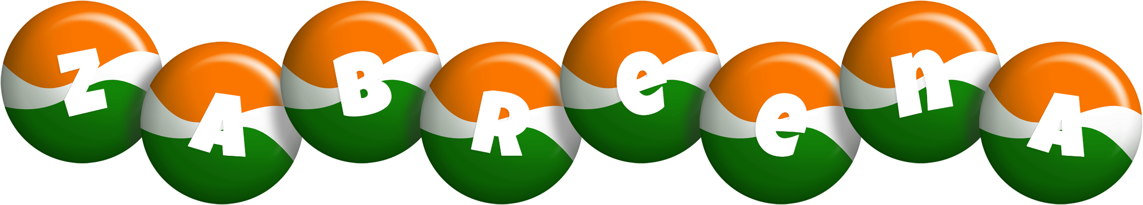 Zabreena india logo