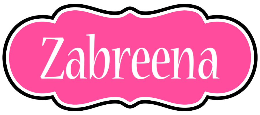 Zabreena invitation logo