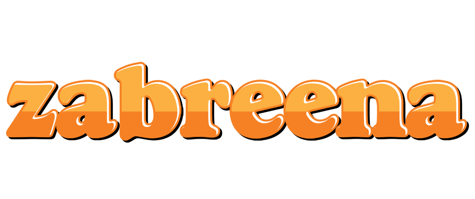Zabreena orange logo