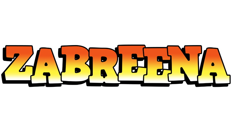 Zabreena sunset logo