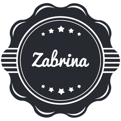 Zabrina badge logo