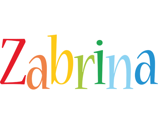 Zabrina birthday logo
