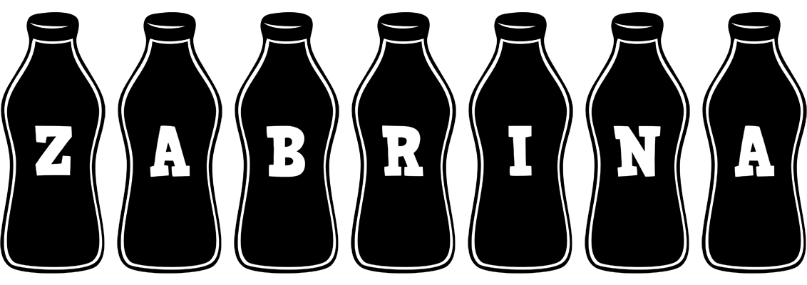 Zabrina bottle logo
