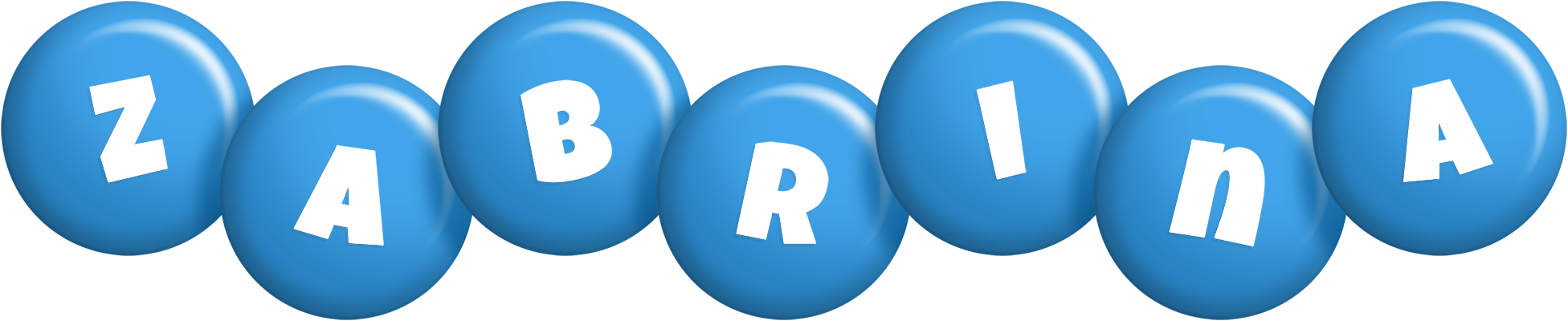 Zabrina candy-blue logo