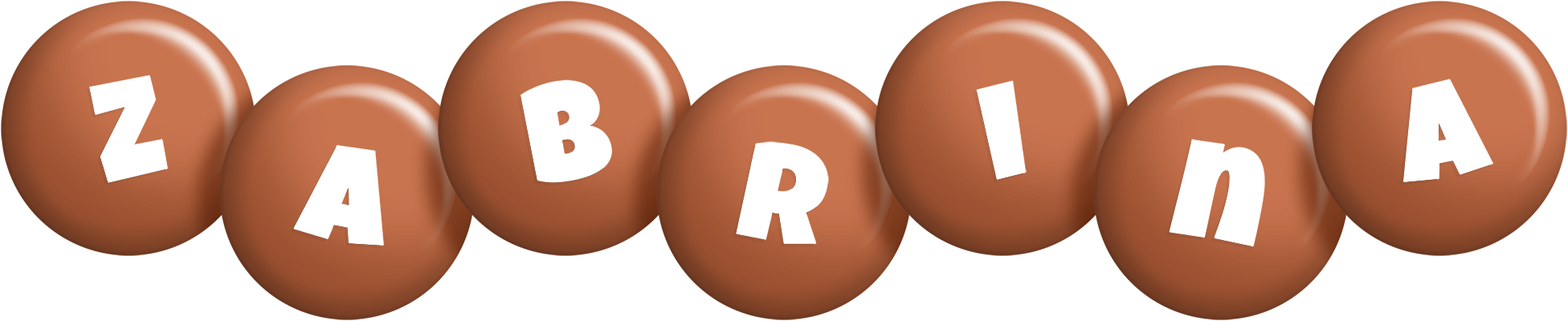 Zabrina candy-brown logo