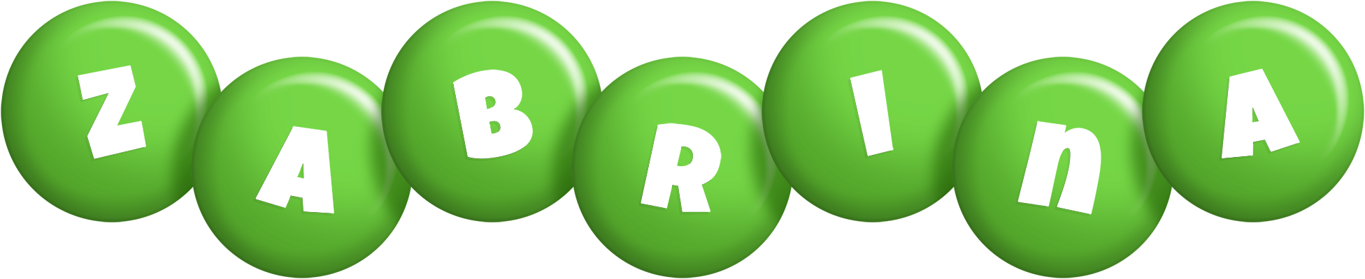 Zabrina candy-green logo