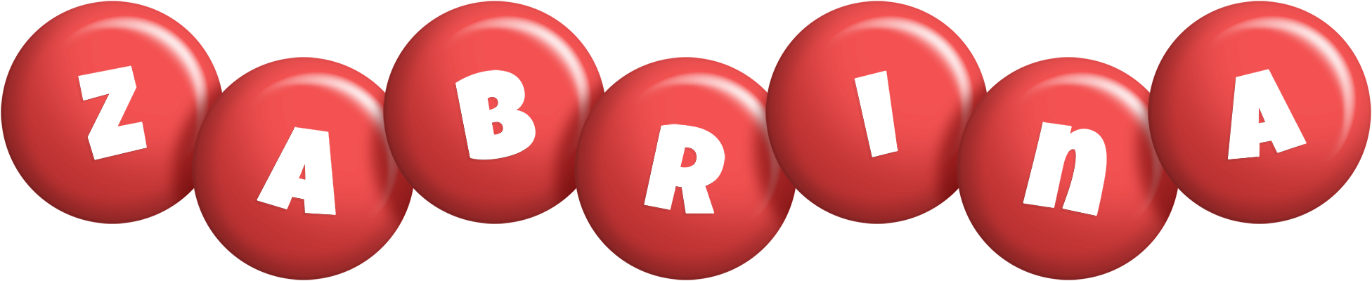 Zabrina candy-red logo