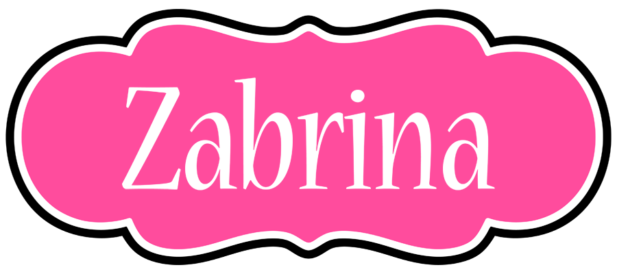 Zabrina invitation logo