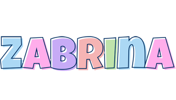 Zabrina pastel logo