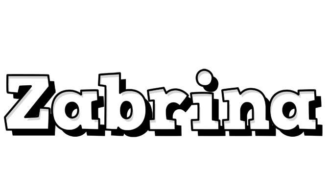 Zabrina snowing logo