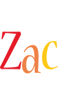 Zac birthday logo