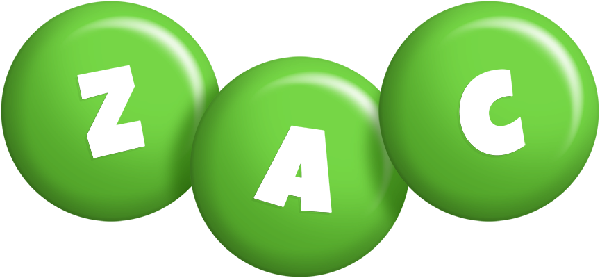 Zac candy-green logo