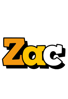 Zac cartoon logo