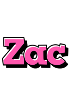 Zac girlish logo