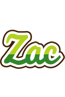 Zac golfing logo