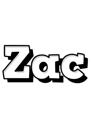 Zac snowing logo