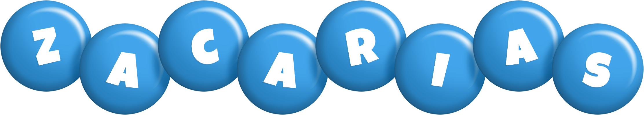 Zacarias candy-blue logo