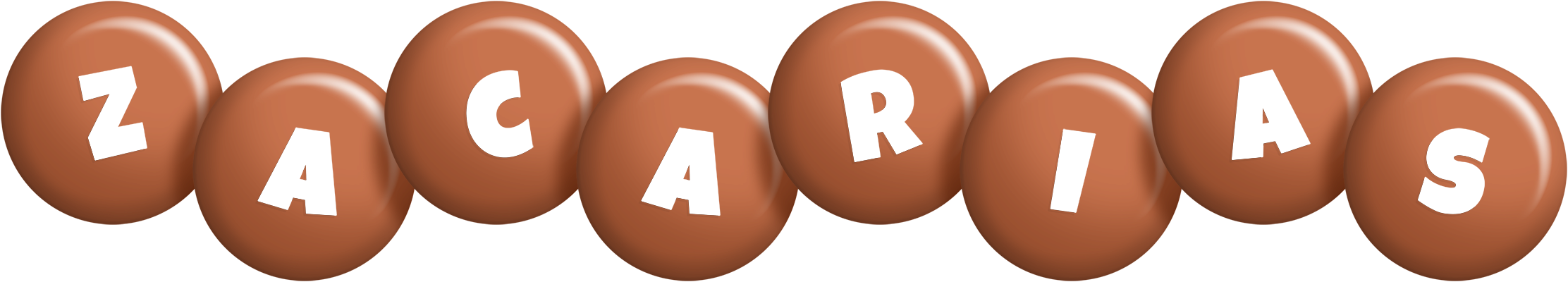 Zacarias candy-brown logo