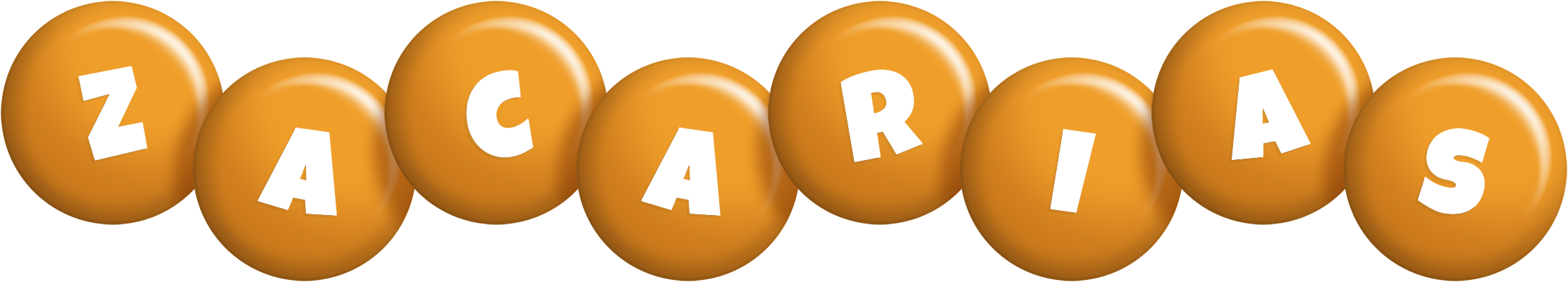 Zacarias candy-orange logo