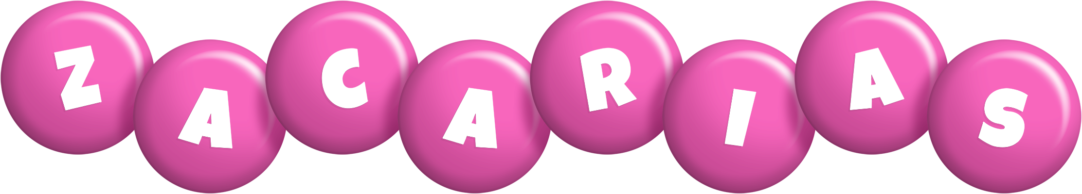 Zacarias candy-pink logo