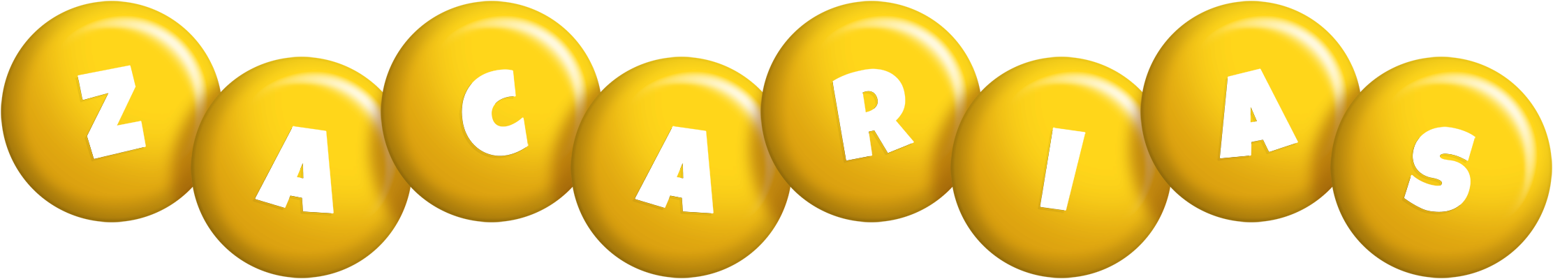 Zacarias candy-yellow logo