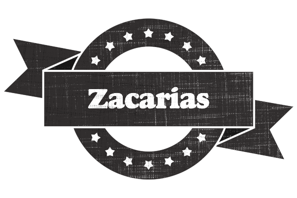 Zacarias grunge logo