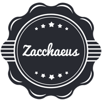 Zacchaeus badge logo