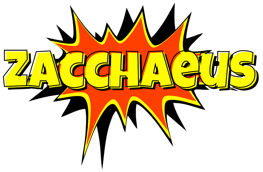 Zacchaeus bazinga logo