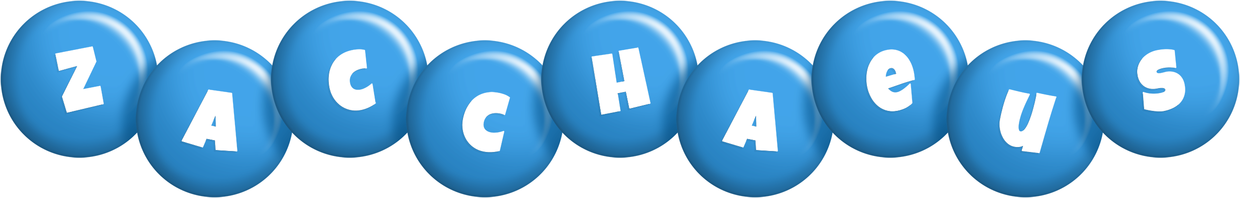 Zacchaeus candy-blue logo
