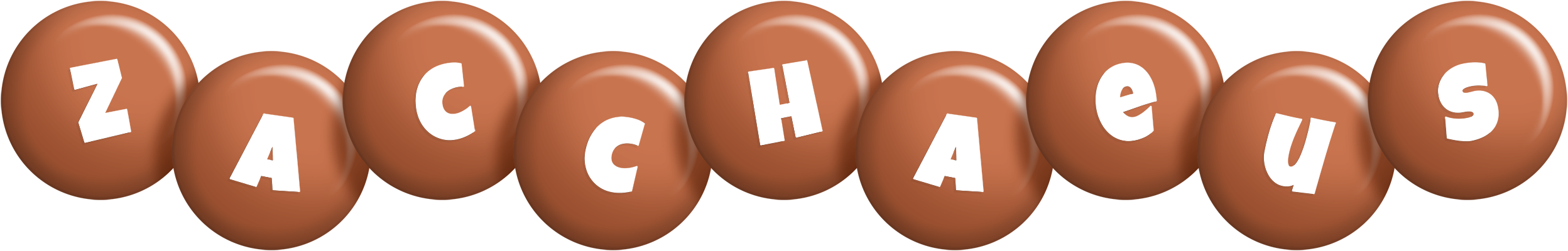 Zacchaeus candy-brown logo