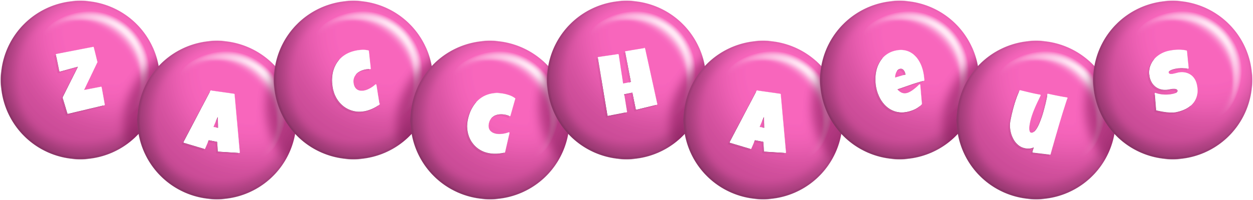 Zacchaeus candy-pink logo