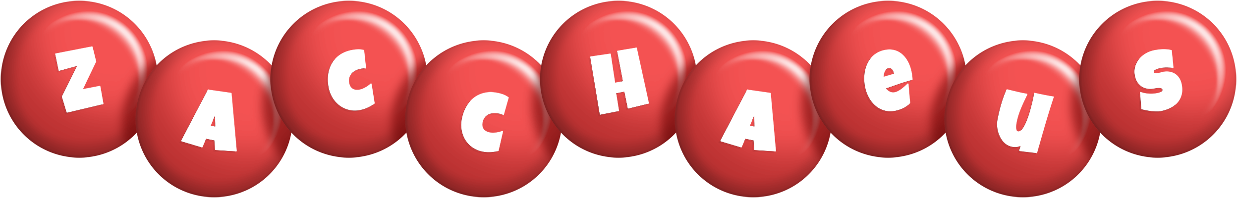 Zacchaeus candy-red logo