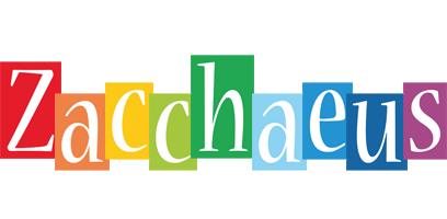 Zacchaeus colors logo