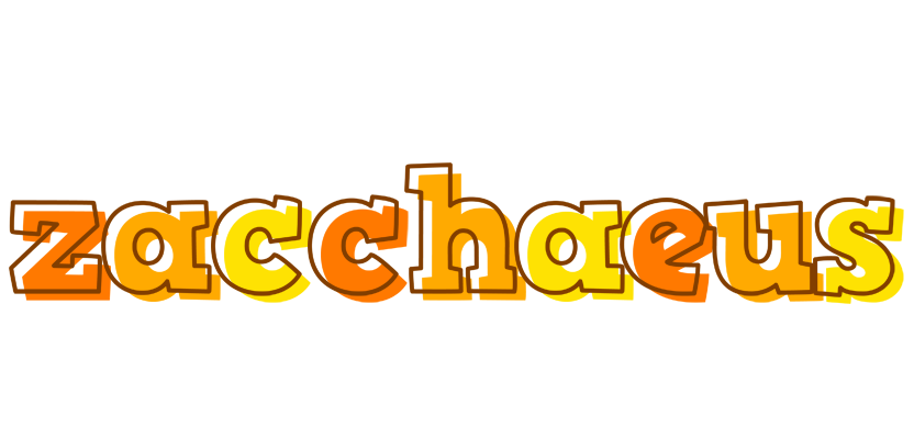 Zacchaeus desert logo