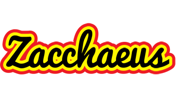 Zacchaeus flaming logo