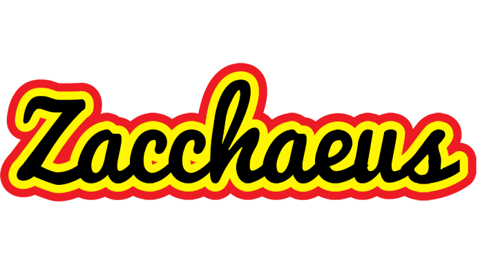 Zacchaeus flaming logo