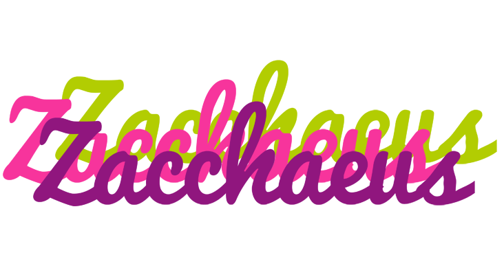 Zacchaeus flowers logo
